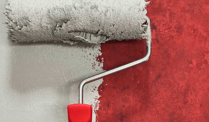 Окрашивание обоев под покраску: выбор валика и краски